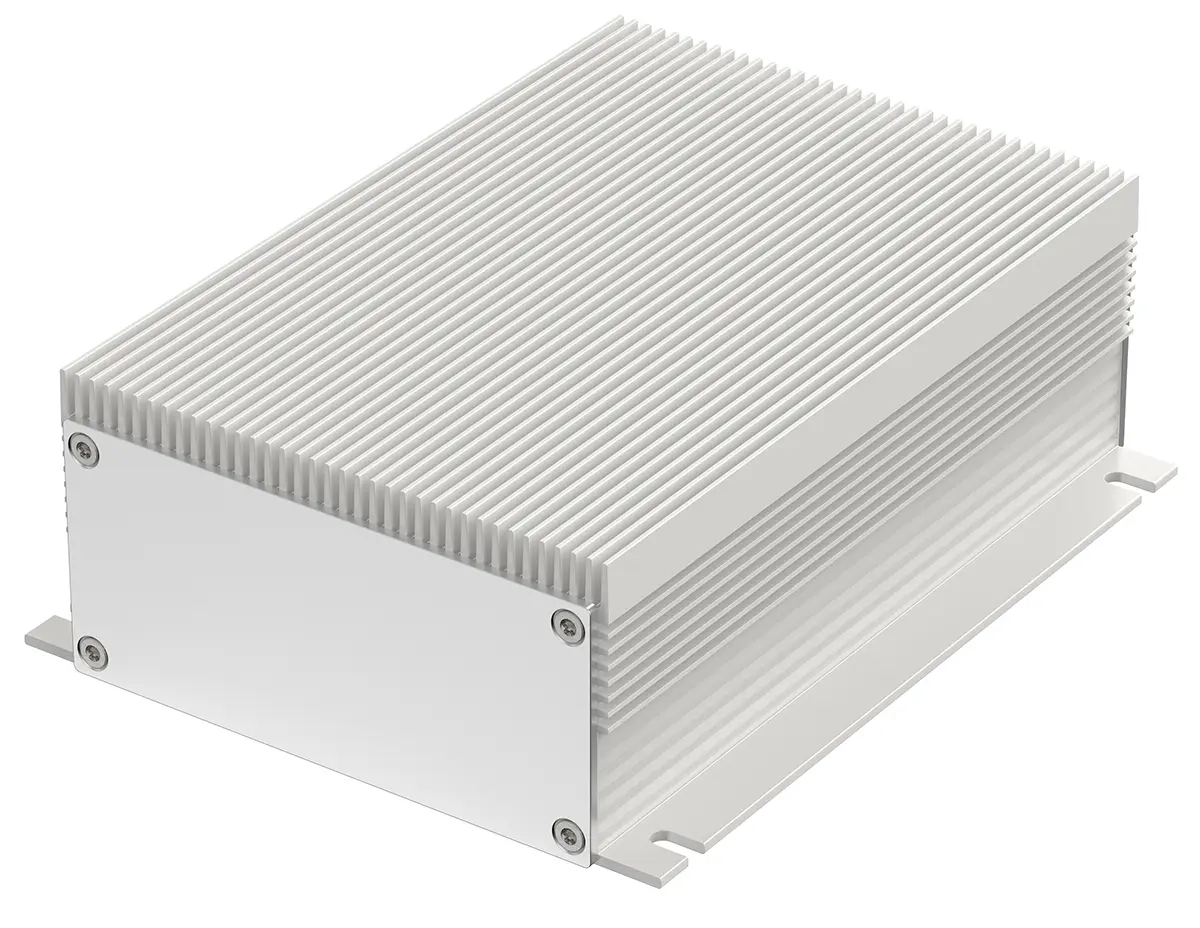 Produktfoto 1 von Bopla Filotec (Set); Gehäuse; Aluminium; Silber Geflanscht IP40 Breite 105 mm Höhe 48 mm Länge 160 mm
