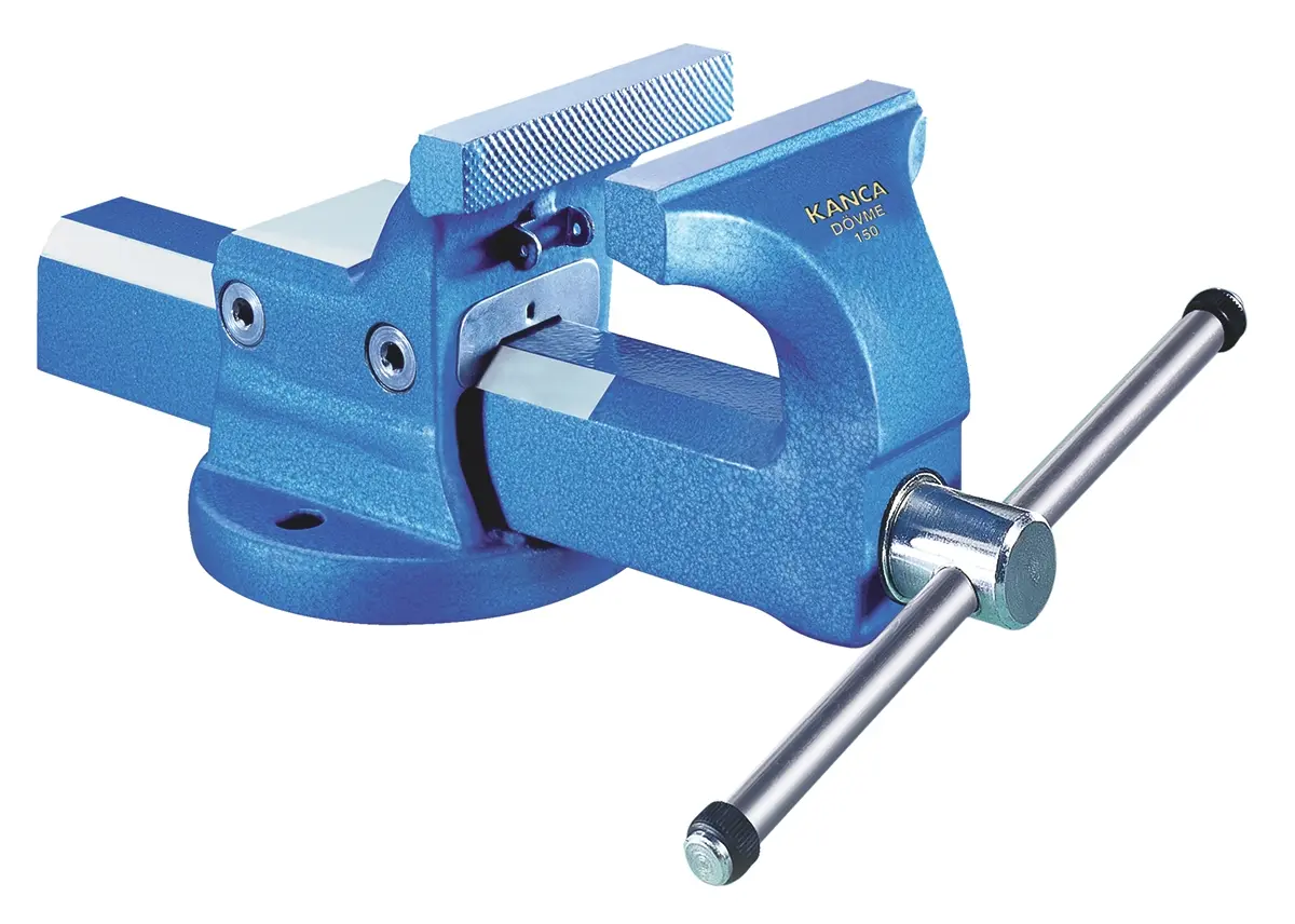 Produktfoto 1 von RS PRO Tischschraubstock 105 mm, Spannnweite 205 mm x Breite 200 mm, 27 kg