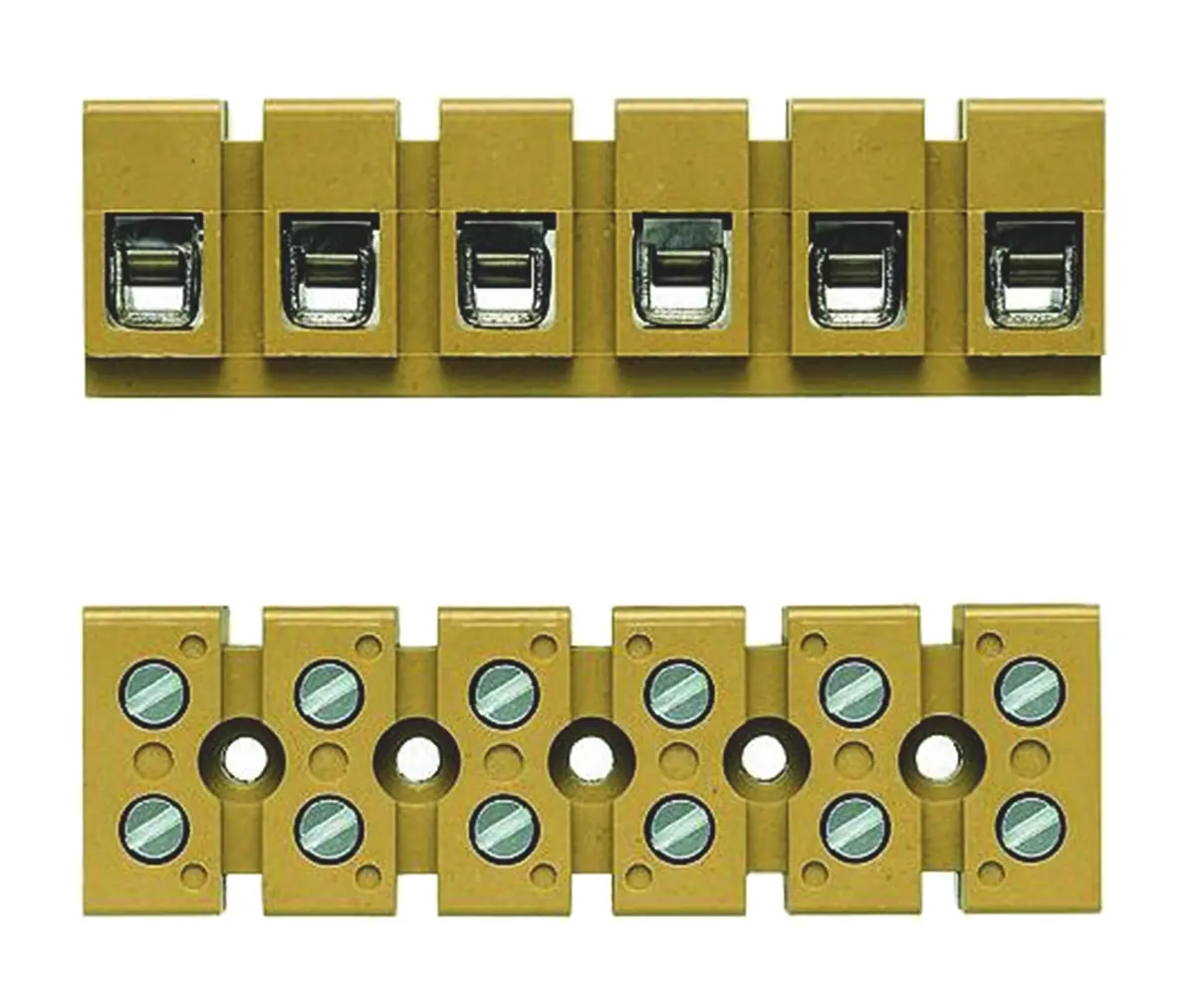 Produktfoto 1 von Weidmüller MK Reihenklemme 4 Gelb, 2.5 mm², 400 V Schraubbefestigung
