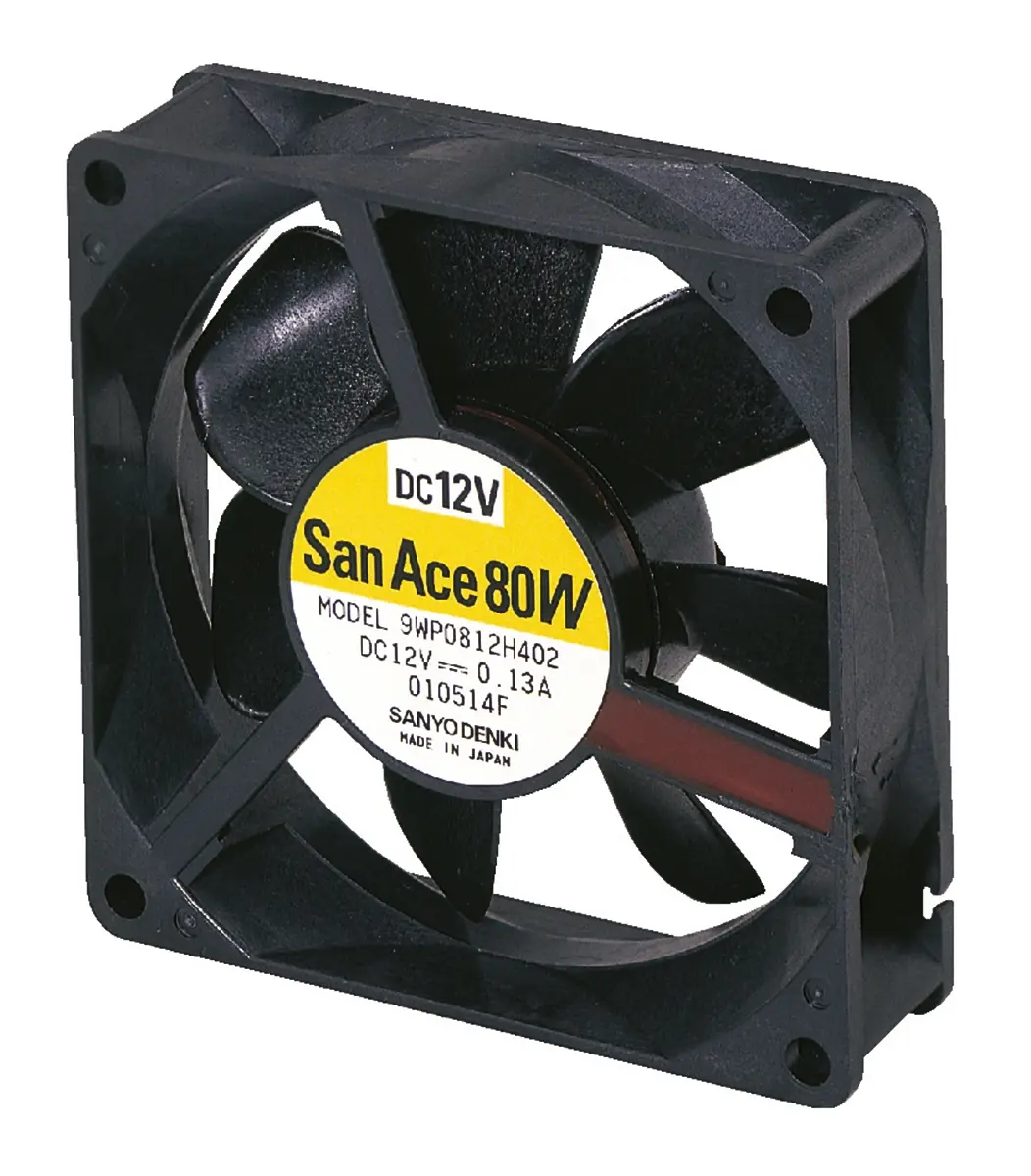 Produktfoto 1 von Sanyo Denki San Ace 9WP DC-Axiallüfter, Kugellager, 12 V dc / 1.68W, 92 x 92 x 25mm, 2650U/min, 74.5m³/h