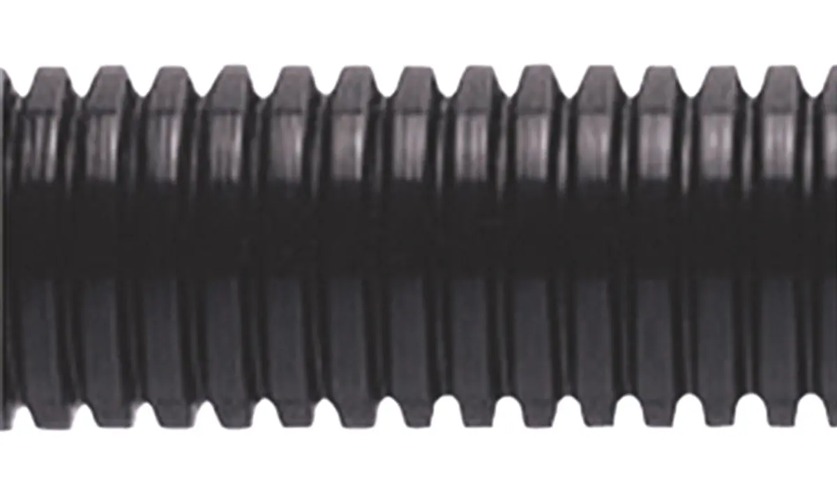 Produktfoto 1 von Adaptaflex PAFS Leerrohr Kunststoff, Ø 16mm nom. flexibel, Schwarz A ø 15.8mm I ø 11.8mm x 50m , mit IP-Schutzklasse