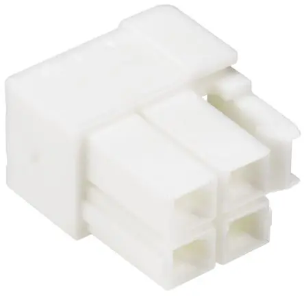 Produktfoto 1 von JST VL Stecker Steckverbindergehäuse 6.2 mm, 4-polig / 2-reihig Gerade, Kabel für Buchsenkontakt der Serie VL