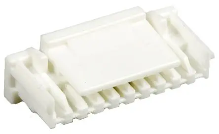 Produktfoto 1 von JST ZER Buchse Steckverbindergehäuse 1.5 mm, 10-polig / 1-reihig Gerade, Kabel für Trennbarer Crimp-Steckverbinder,