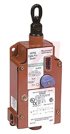 Produktfoto 1 von Honeywell CPS Seilzugschalter 172.72 mm Gerade 2 Schließer/2 Öffner IP67