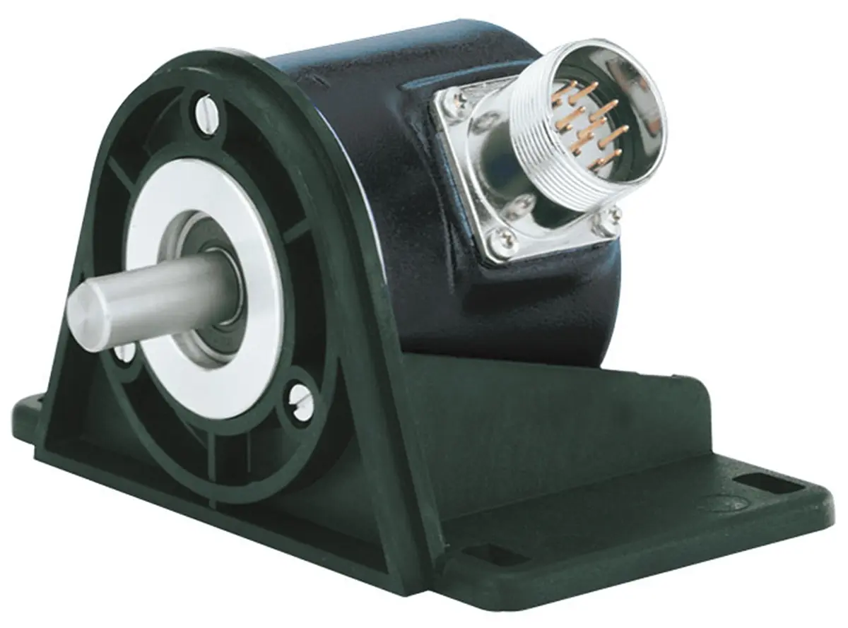 Produktfoto 1 von Baumer Befestigungswinkel für Encoder mit Klemmflansch und Befestigungsbohrung M3 für Zähler, Drehgeber