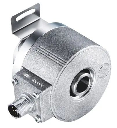 Produktfoto 1 von Baumer EIL580 Inkrementalgeber Optisch 512 Impulse/Umdrehung/U, 30V, 6000 U/min, HTL, Push-Pull Hohl mit Ø 12 mm Schaft