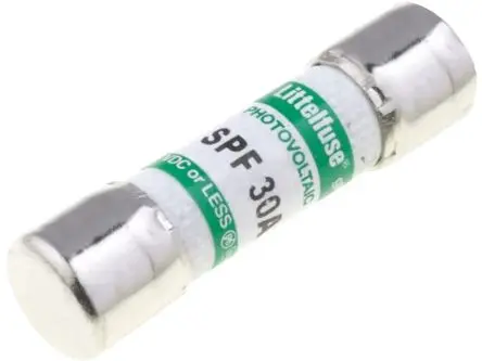 Produktfoto 1 von Littelfuse SPF Patronensicherung F / 30A 10 x 38 mm 1kV dc Melamin