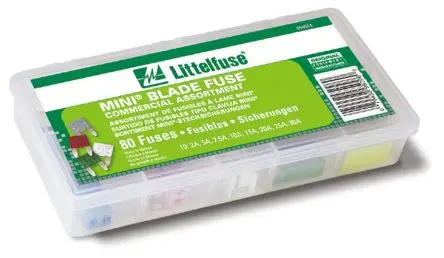 Produktfoto 1 von Littelfuse MINI Sicherungssortiment, Flachstift