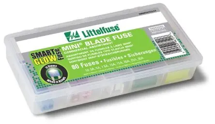 Produktfoto 1 von Littelfuse MINI Sicherungssortiment, Flachstift