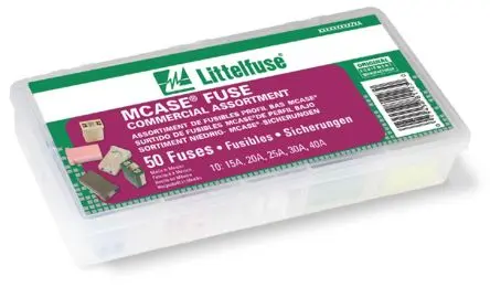 Produktfoto 1 von Littelfuse MCASE Sicherungssortiment, Flachstift
