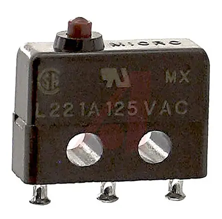 Produktfoto 1 von Honeywell Mikroschalter Stiftstößel-Betätiger Lot, 1-poliger Umschalter, 125 V ac, 1A 1.39N -54 °C - +204 °C