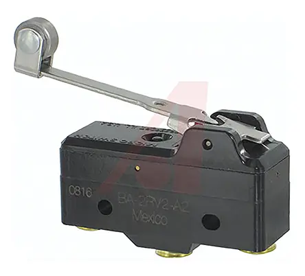 Produktfoto 1 von Honeywell Mikroschalter Rollenhebel-Betätiger Schraub, 20 A @ 125 V ac, 1-poliger Wechsler IP 64 0,97 N -55°C - +85°C