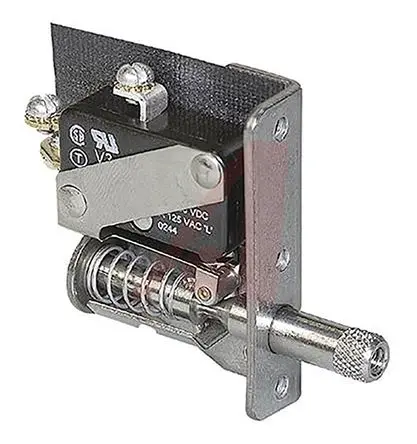 Produktfoto 1 von Honeywell Türmikroschalter Stange-Betätiger Schraube, 1-poliger Umschalter, 250 V ac, 15A -40 °C - +85 °C