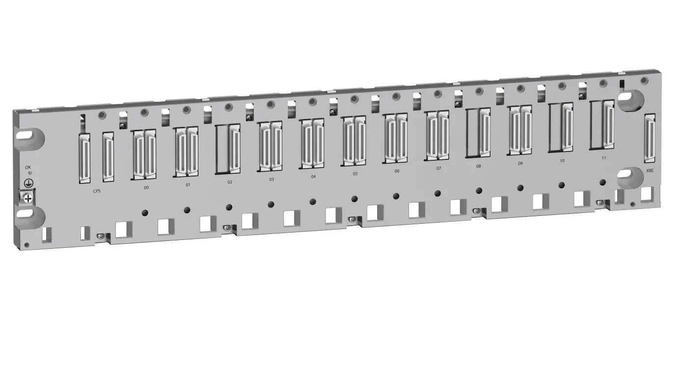 Produktfoto 1 von Schneider Electric BMEXBP Backplane für BMEP58-Prozessor, BMXCPS-Netzteil, E/A-Modul, Modul für spezifische Anwendungen