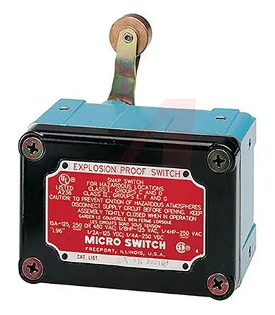 Produktfoto 1 von Honeywell EX Endschalter, Rollenhebel 2 Schließer/2 Öffner, Aluminiumdruckguss 250V 10A