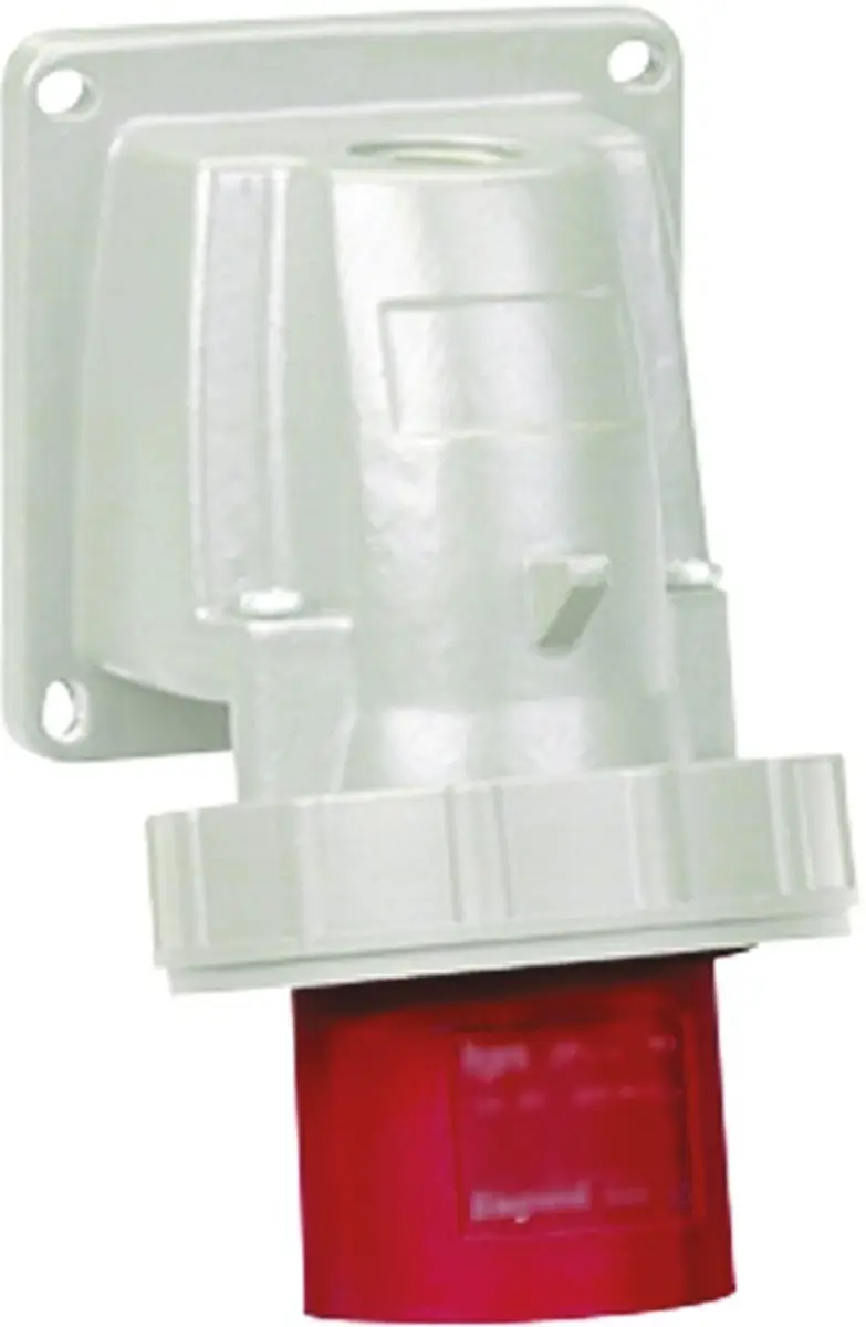 Produktfoto 1 von Legrand P17 Tempra Pro Leistungssteckverbinder Rot, 415V 3P+PE / 32A, Wand IP66, IP67