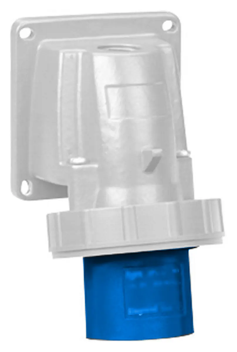Produktfoto 1 von Legrand P17 Tempra Pro Leistungssteckverbinder Blau, 230V 2P+E / 16A, Wand IP66, IP67