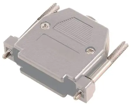 Produktfoto 1 von MH Connectors MHCCOV D-Sub-Gehäuse Gerade, 15-polig, D: D-Sub-Gehäuse Zugentlastung, Grau, Größe A, aus ABS