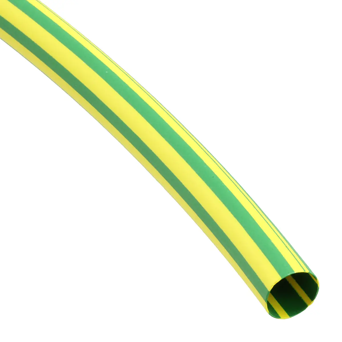 Produktfoto 1 von Alpha Wire FIT Shrink Tubing Wärmeschrumpfschlauch, Polyolefin Grün, Gelb, Ø 3.1 mm Schrumpfrate 2:1, Länge 152m