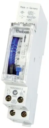 Produktfoto 1 von Theben Analog SYN DIN-Schienen-Zeitschaltuhr 230V ac, Stunden, 1-Kanal, Schraube