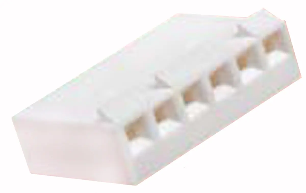 Produktfoto 1 von Molex KK 396 Buchse Steckverbindergehäuse 3.96 mm, 2-polig / 1-reihig Gerade, Kabel für 396 Crimp-Anschlussklemmen,