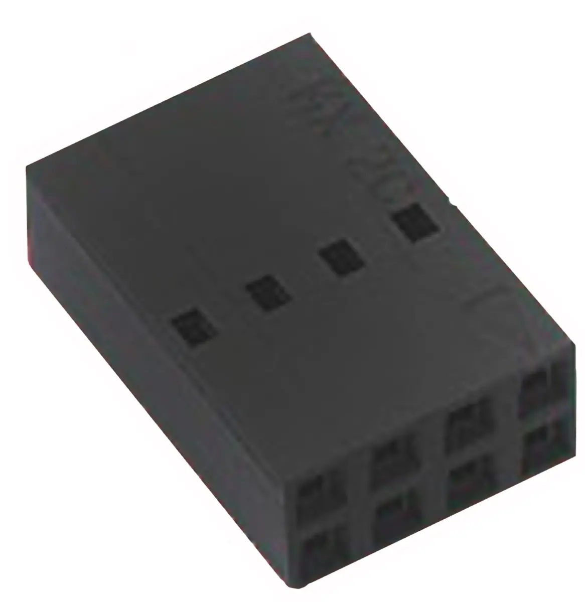 Produktfoto 1 von Molex SL Buchse Steckverbindergehäuse 2.54 mm, 4-polig / 2-reihig Gerade, Kabel für 70058, 71851