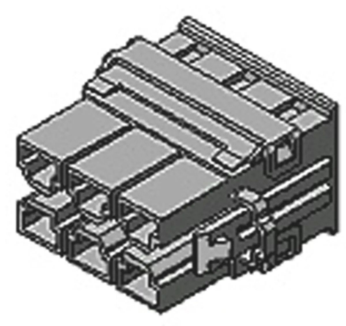 Molex Mini-Fit Sr Buchse Steckverbindergehäuse 10 mm, 10-polig / 2-reihig Gerade, Kabel für Buchsen-Anschlussklemme
