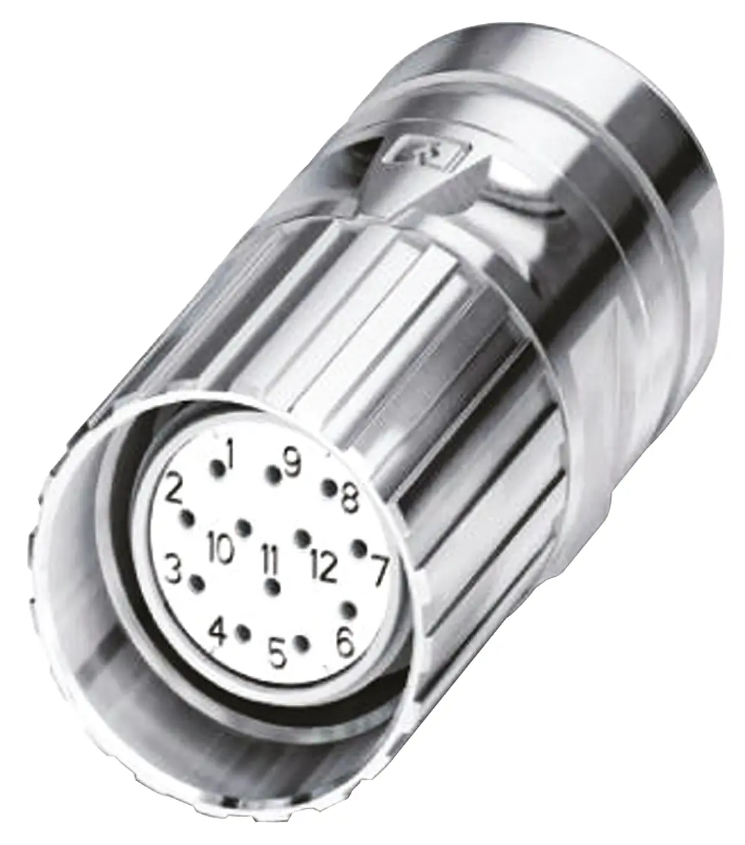 Produktfoto 1 von Phoenix Contact CA-19S M23 M23 Rundsteckverbinder Buchse 19-polig Buchse 10A Kabel IP40