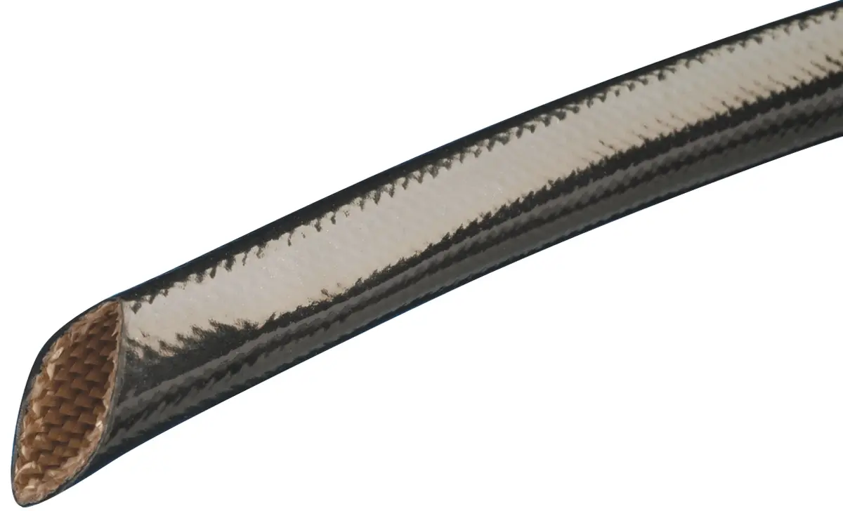 Produktfoto 1 von Alpha Wire FIT Wire Management Kabelschlauch Schwarz Glasfaser-PVC für Kabel-Ø 19.05mm bis 19.96mm, Länge 30m