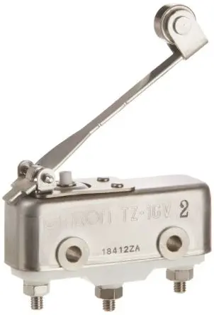 Omron TZ Endschalter, Rollenhebel 1-poliger Umschalter, IP00, Keramik 250V ac 1A