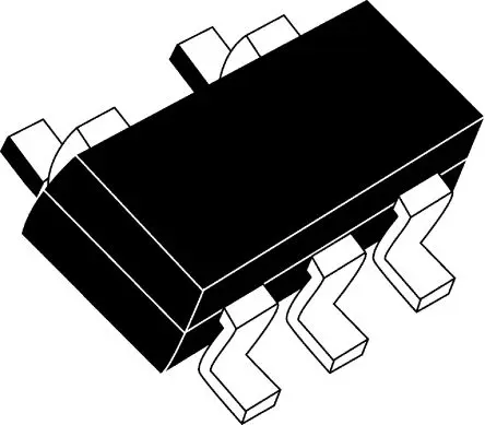 Produktfoto 1 von DiodesZetex Logikgatter, 1-Elem., NAND, AHC, Push-Pull, 8 mA, 5-Pin, SOT-25, 2 Schmitt-Trigger-Eingang