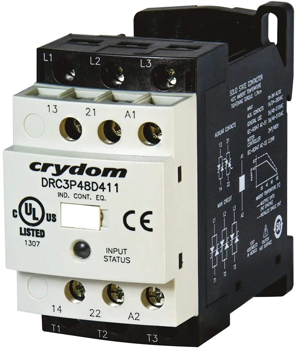 Produktfoto 1 von Sensata Crydom DIN-Schienen Halbleiterrelais / 4,8 A