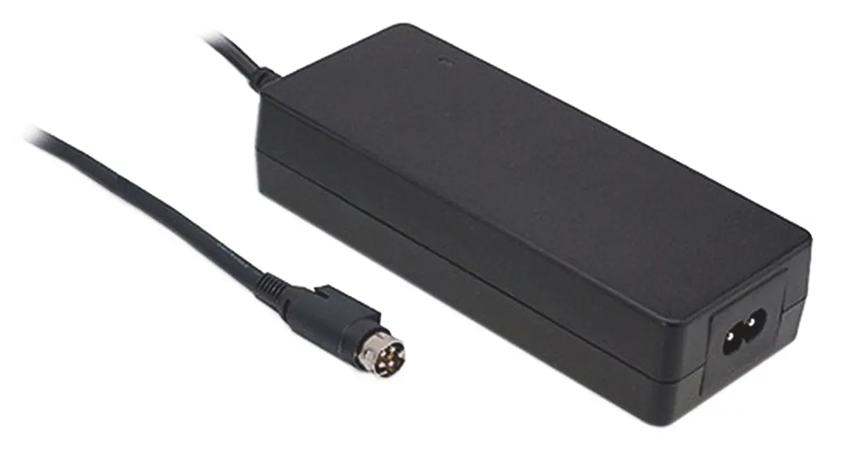 Produktfoto 1 von MEAN WELL Steckernetzteil, 100 → 240V ac, 12V dc / 8.5A Medizin-Zulassung, IEC 320-C8 Anschluss
