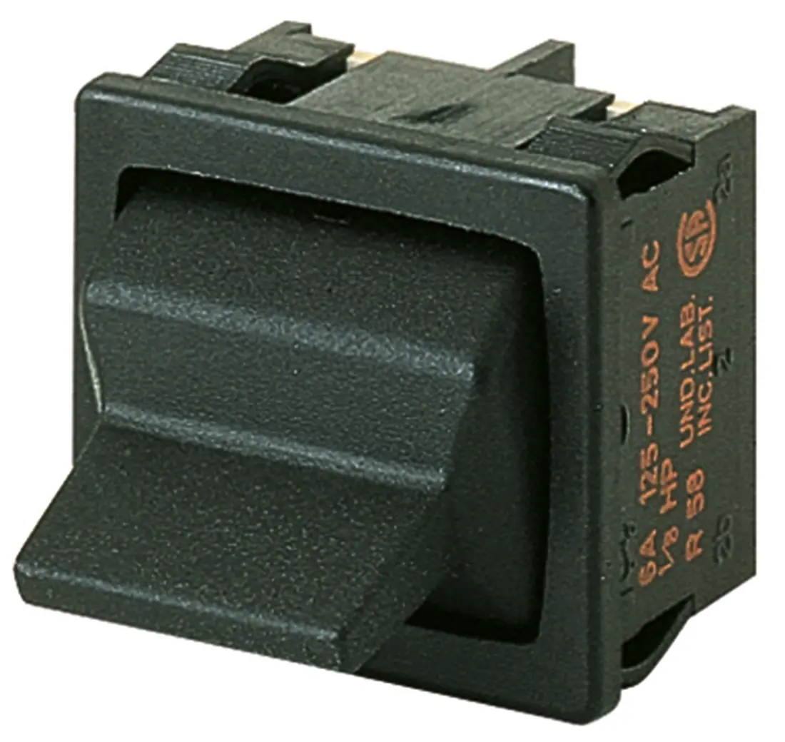 Produktfoto 1 von Marquardt Panel Kippschalter 2-poliger Wechsler, Ein-Aus-Ein, 12 V dc, 250 V ac, 6A, IP40, Stecker