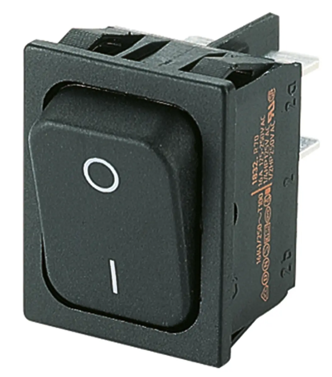 Produktfoto 1 von Marquardt Panel Kippschalter DPST Ein-Neutral-Ein Ein-Aus, 10 A, IP40
