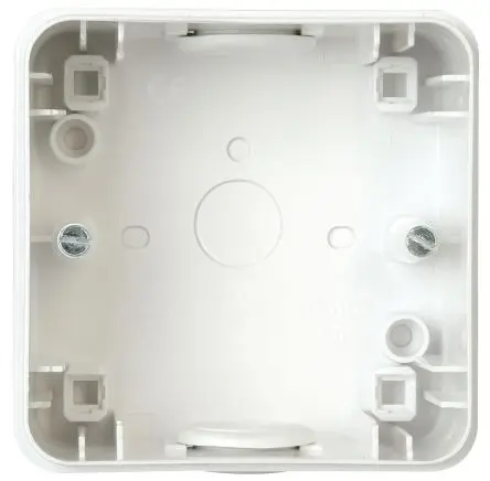Produktfoto 1 von Kopp Einbaubox Glänzend, 1-fach, Kunststoff IP44 Oberfläche, Weiß