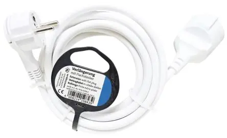 Produktfoto 1 von Kopp Verlängerungskabel, 3 m, 1-fach, Typ F IP20 230V