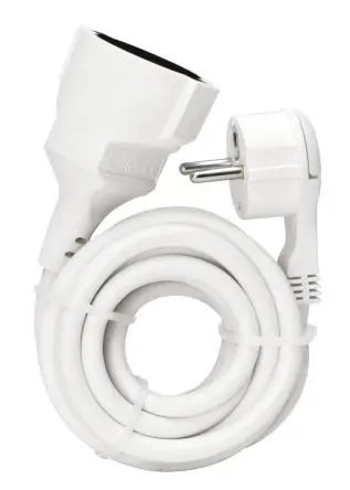 Produktfoto 1 von Kopp Verlängerungskabel, 2 m, 1-fach, Typ F IP20 230V