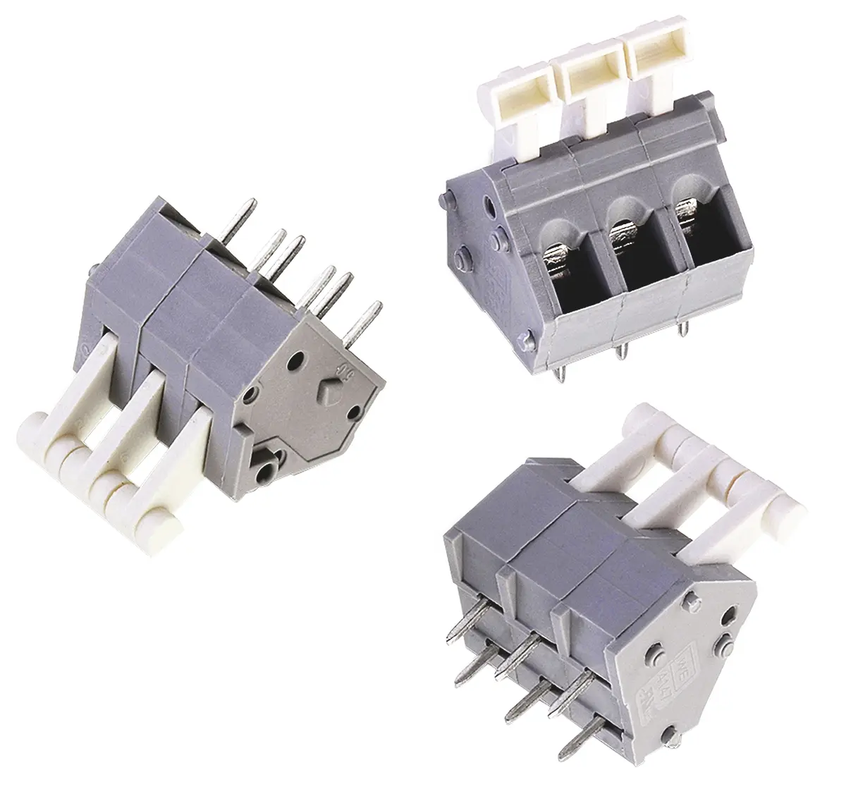Produktfoto 1 von Wurth Elektronik 4147 Printklemme Gerade, 2-polig / 1-reihig, Raster 5 mm