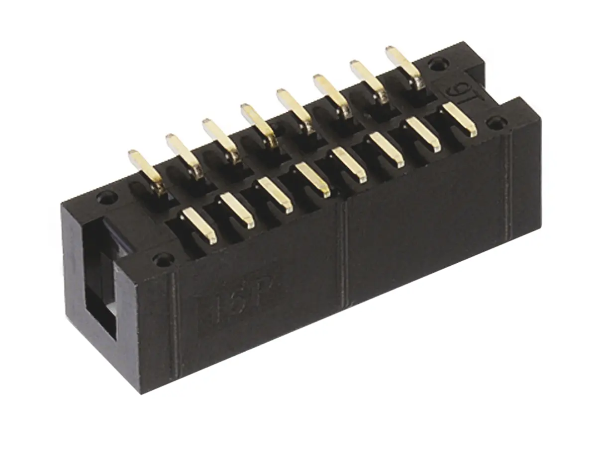 Produktfoto 1 von Wurth Elektronik WR-BHD Leiterplattenleiste Gerade, 26-polig / 2-reihig, Raster 2.54 mm Raster Oberfläche,