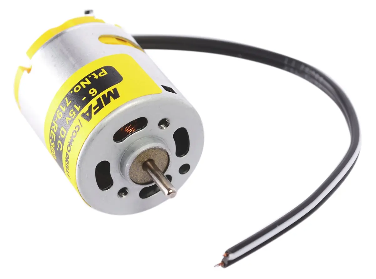 Produktfoto 1 von RS PRO Bürsten-Getriebemotor bis 223 gcm, 12 V dc / 12,8 W, , Wellen-Ø 3.175mm, 37 (Dia.)mm x 57.1mm