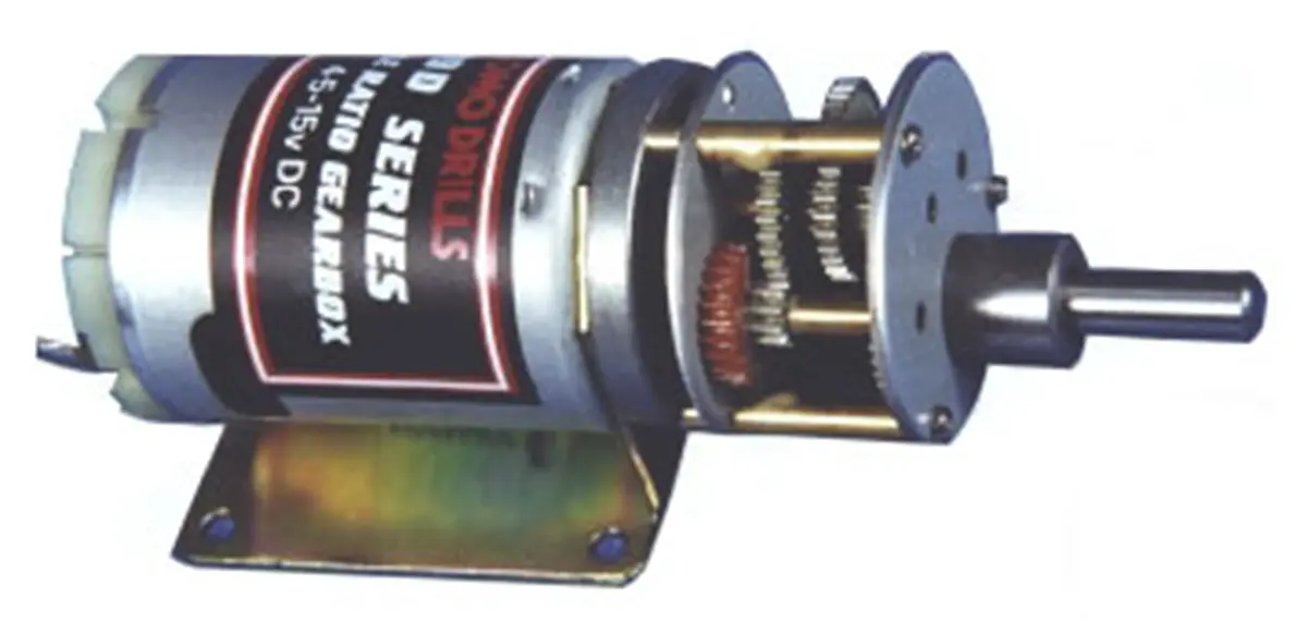 Produktfoto 1 von RS PRO 919D Bürsten-Getriebemotor DC-Getriebemotor bis 59 Ncm 100:1, 12 V / 12.8 W, 60 rpm, Wellen-Ø 6 mm, 37 mm x 82.5