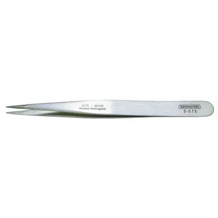 Produktfoto 1 von Bernstein Edelstahl Pinzette, 130mm, Spitze Konisch Antimagnetisch 1-teilig ESD-Sicherheit
