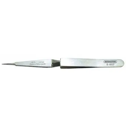 Produktfoto 1 von Bernstein Edelstahl Pinzette, 120 mm Gerade, Spitze , Spitze Spitz Antimagnetisch