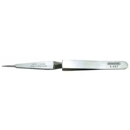 Produktfoto 1 von Bernstein Edelstahl Pinzette, 120mm, Spitze Spitz Antimagnetisch 1-teilig ESD-Sicherheit