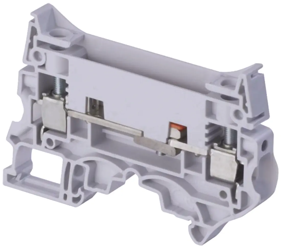 Produktfoto 1 von Entrelec SNK Prüftrennklemmenblock 1 Grau, 10 mm², 630 V ac Schraubbefestigung