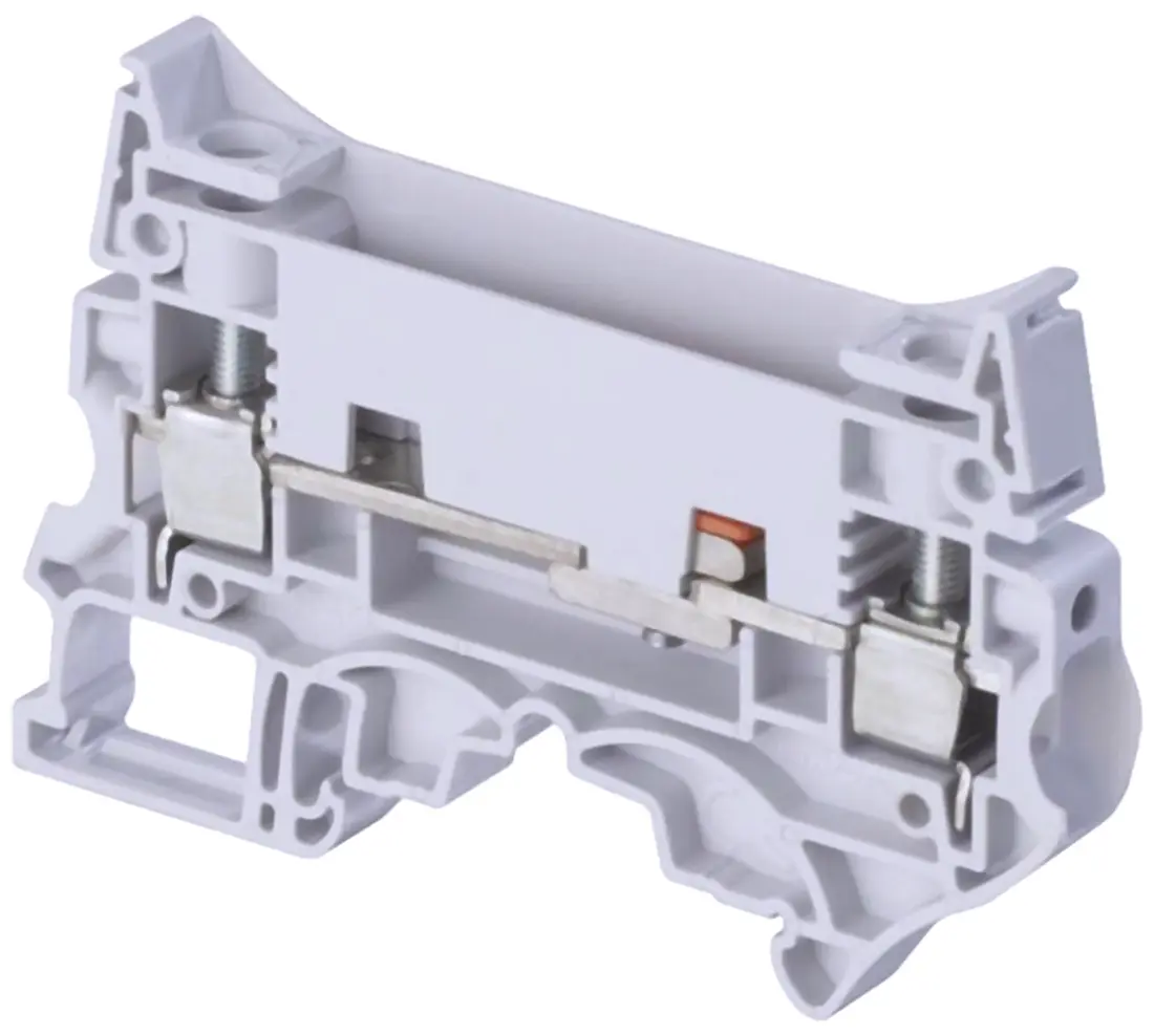 Entrelec SNK Prüftrennklemmenblock 1 Grau, 10 mm², 630 V ac Schraubbefestigung