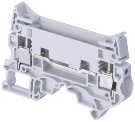 Produktfoto 1 von Entrelec SNK Erdungsblock 1 Grau, 10mm², 630V ac Schraubbefestigung
