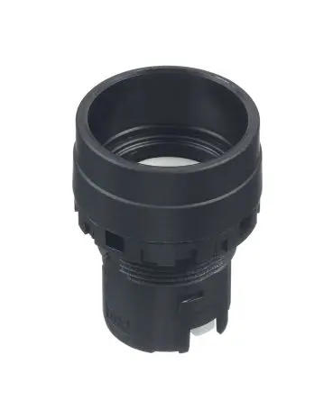 Produktfoto 1 von Idec IDEC HW Drucktastenkopf Ø 22 mm, Schwarz Tastend Rund Rund Kunststoff IP20