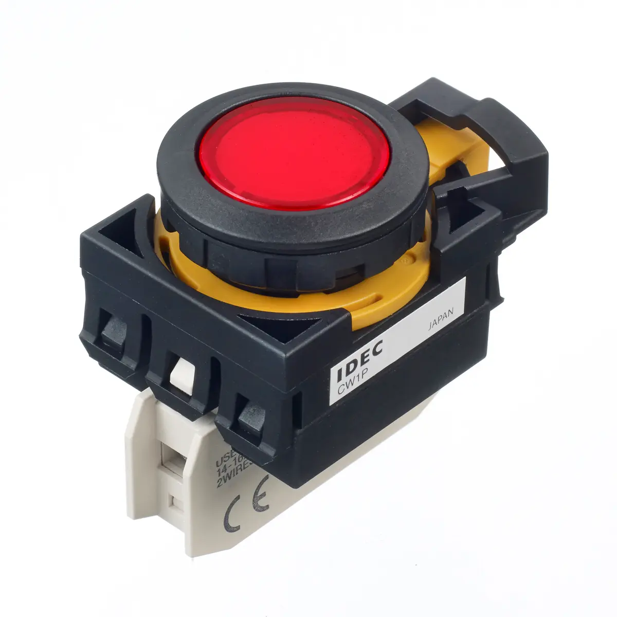 Produktfoto 1 von Idec CW Druckschalter Ø 22 mm Rot, IP66